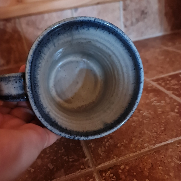 Handmade Hand-Thrown Coffee Mug Ceramic Glazed Pottery Rustic Mountain Cabin XL - Picture 5 of 7